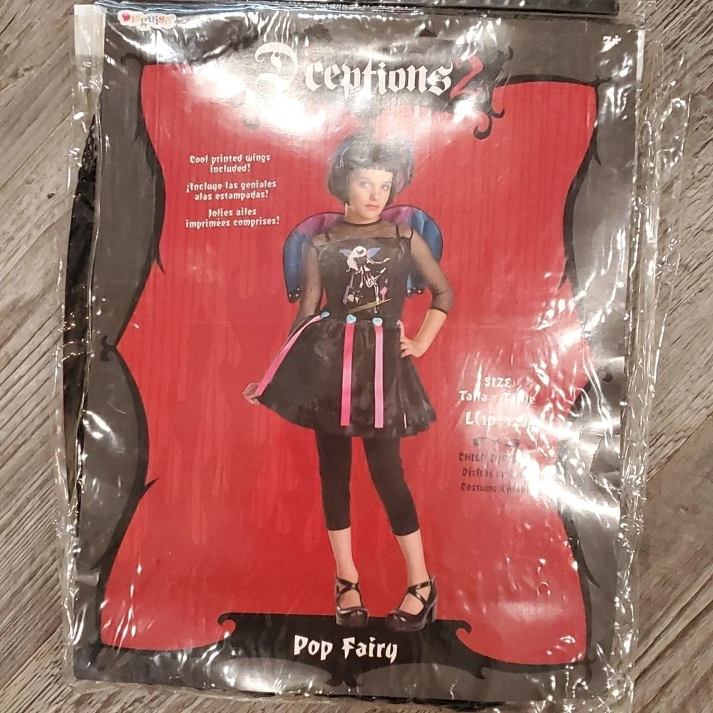 Pop Fairy Costume Size Large 10-12 by Diception2